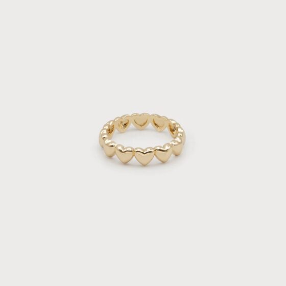 Bague coeurs Or