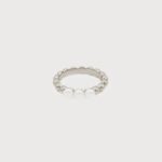 Bague trio de perles Argent