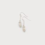 Boucles d'oreilles délicates sur crochet Argent