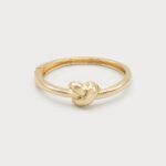 Bracelet rigide avec noeud Or