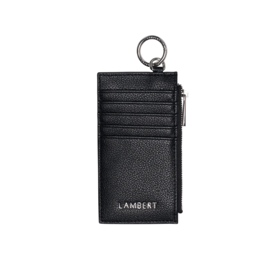 Porte-cartes Le Phoebe en cuir vegan Noir