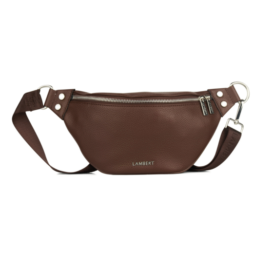 Sac banane Le Sarah en cuir vegan Chocolat