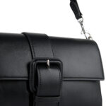 Sac à main 2-en-1 Le Elsie en cuir vegan Noir