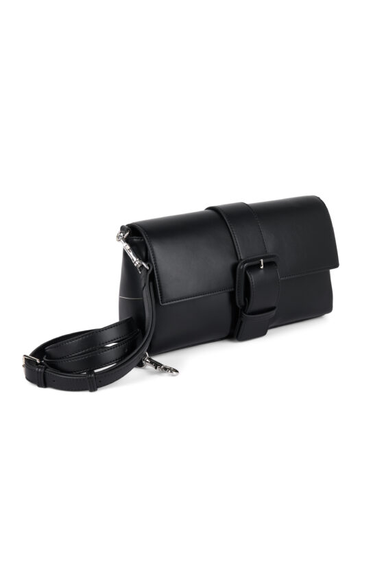 Sac à main 2-en-1 Le Elsie en cuir vegan Noir