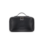 Trousse à maquillage La Jolie en cuir vegan Noir