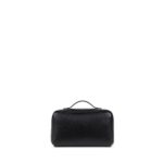 Trousse à maquillage La Jolie en cuir vegan Noir