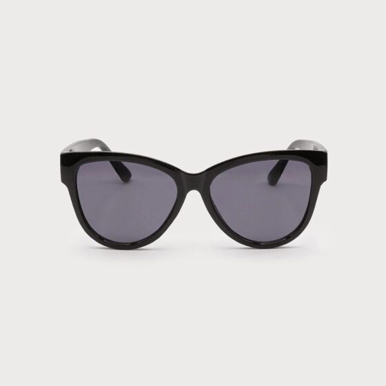 Lunettes de soleil oeil-de-chat avec protection UV Noir