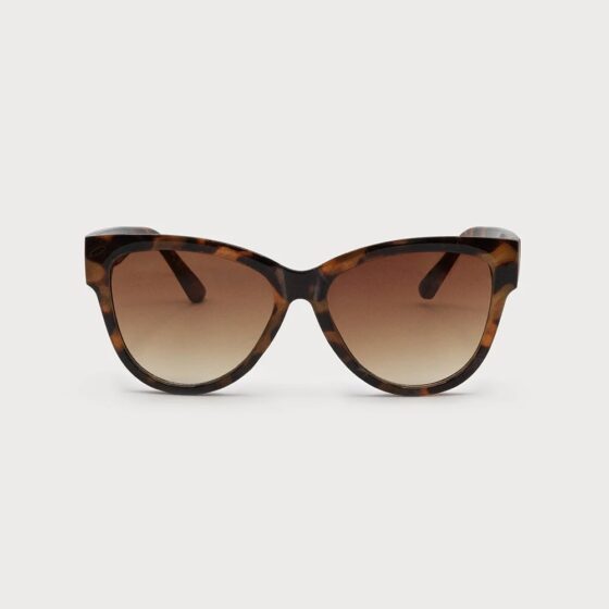 Lunettes de soleil oeil-de-chat avec protection UV Tacheté