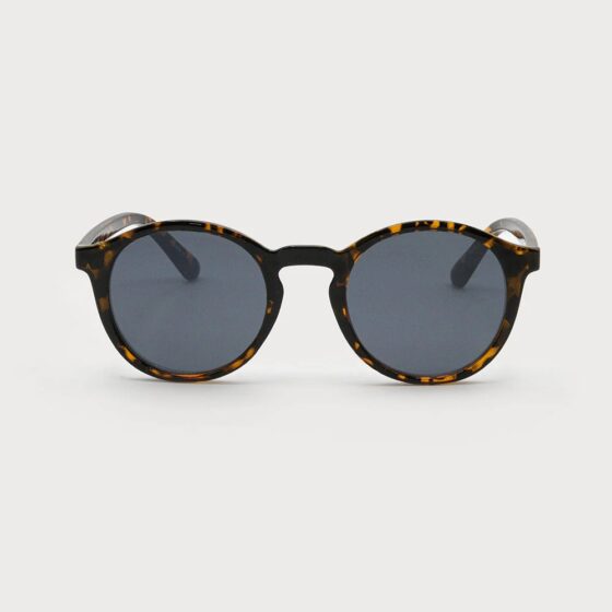 Lunettes de soleil ronde avec protection UV Tacheté