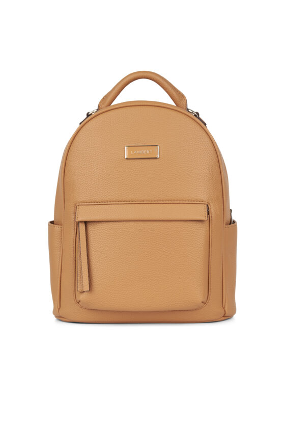 Sac à dos multifonction Le Maude en cuir vegan Camel