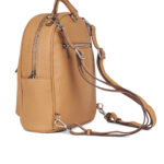 Sac à dos multifonction Le Maude en cuir vegan Camel