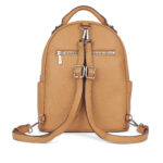 Sac à dos multifonction Le Maude en cuir vegan Camel