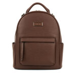 Sac à dos multifonction Le Maude en cuir vegan Chocolat
