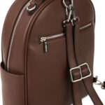 Sac à dos multifonction Le Maude en cuir vegan Chocolat