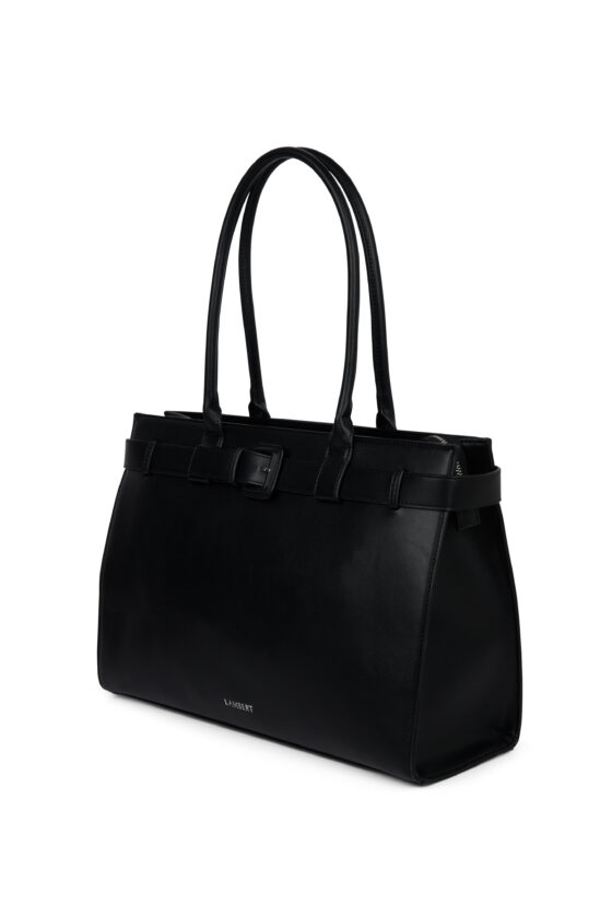 Sac fourre-tout Le Odelia en cuir vegan Noir