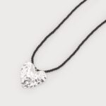Pendentif coeur martelé