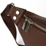 Sac banane Le Sarah en cuir vegan Chocolat