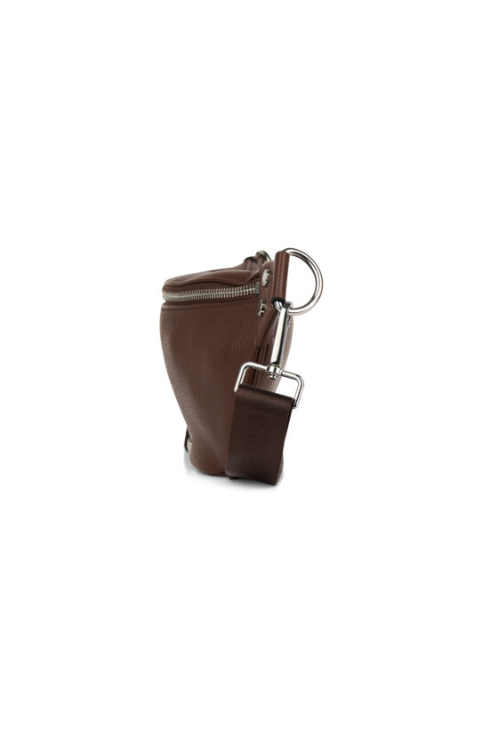 Sac banane Le Sarah en cuir vegan Chocolat