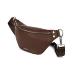 Sac banane Le Sarah en cuir vegan Chocolat
