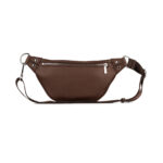 Sac banane Le Sarah en cuir vegan Chocolat