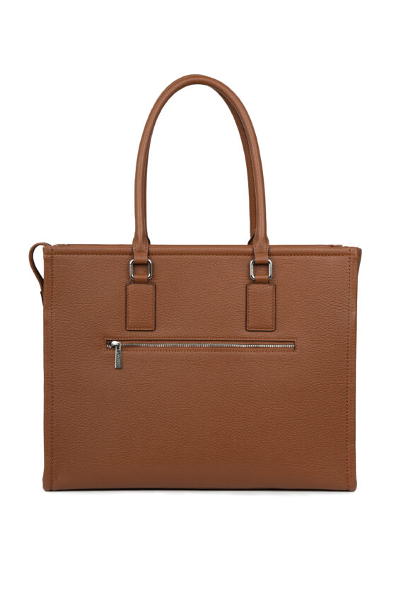 Sac fourre-tout Le Valentina en cuir vegan Affogato