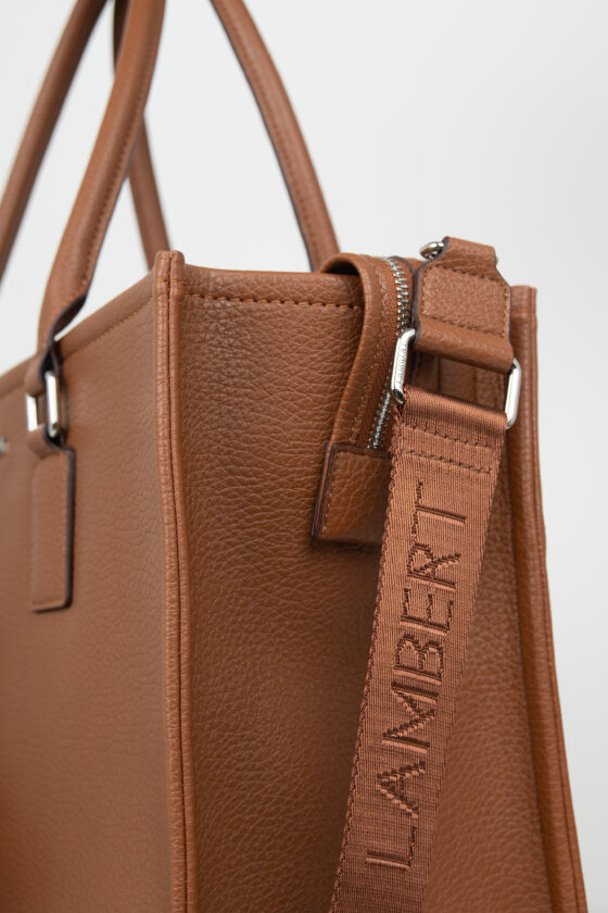 Sac fourre-tout Le Valentina en cuir vegan Affogato
