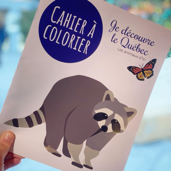 Cahier à colorier Animaux du Québec