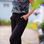 7/8 Piña pants Black