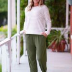 7/8 Piña pants Olive