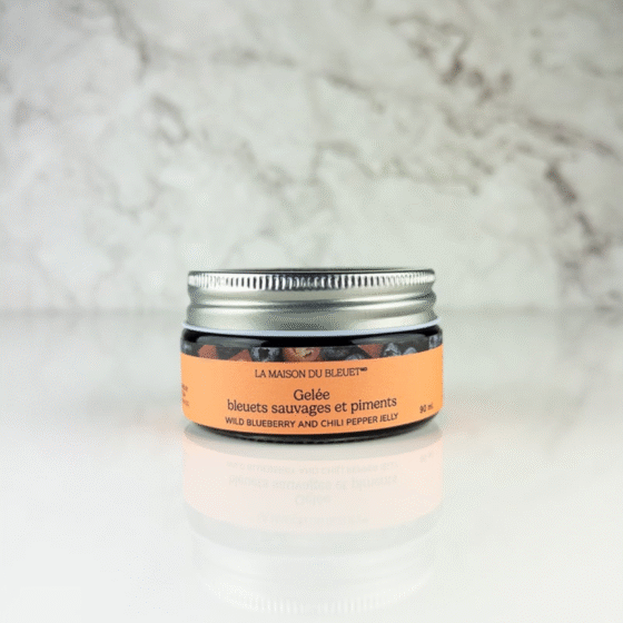 Gelée de piments et de bleuets sauvages Sample