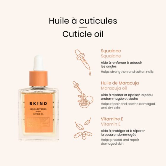 Huile à cuticules avec vitamine E et squalane Sample