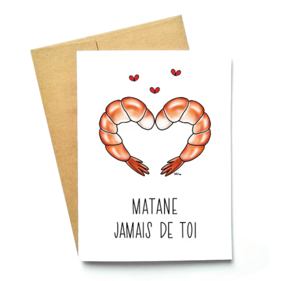 Carte de souhaits Matane jamais