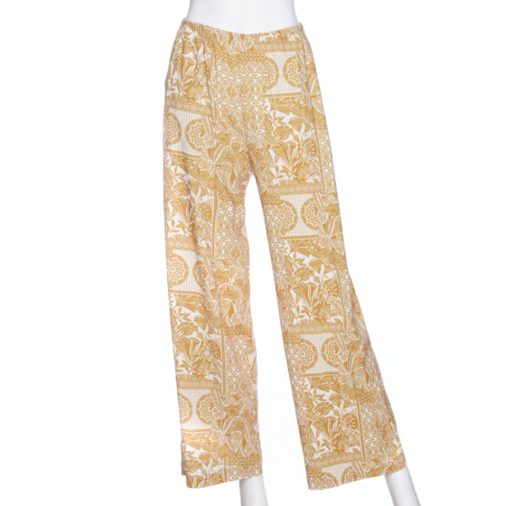 Mango Palazzo Off white and ochre