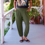 7/8 Piña pants Olive