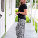 T-shirt tropical Noir