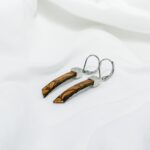 Boucle d'oreille impression Tan