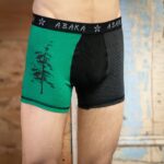 Boxer Bob grand pin Vert et rayé