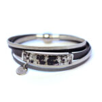Bracelet Axia double Noir