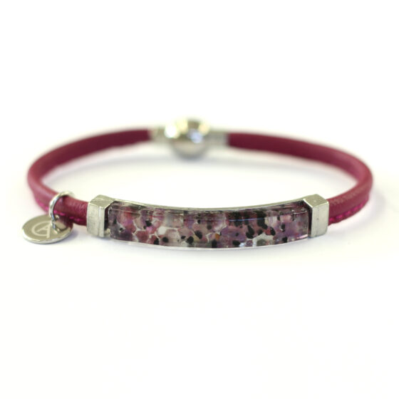 Bracelet Axia simple Aubergine
