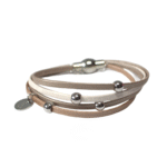 Bracelet multi billes Champagne
