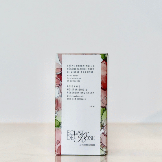 Crème hydratante & régénératrice pour le visage à la rose - Avec acide hyaluronique et collagène