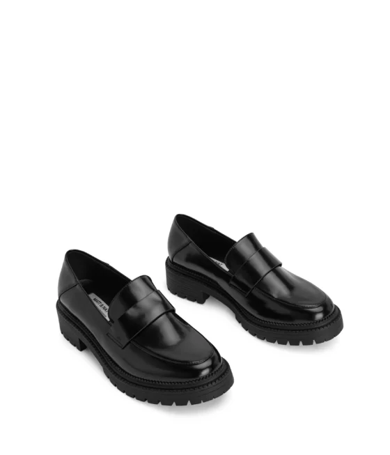 FINIE Chaussure Oxford végétalienne Noir