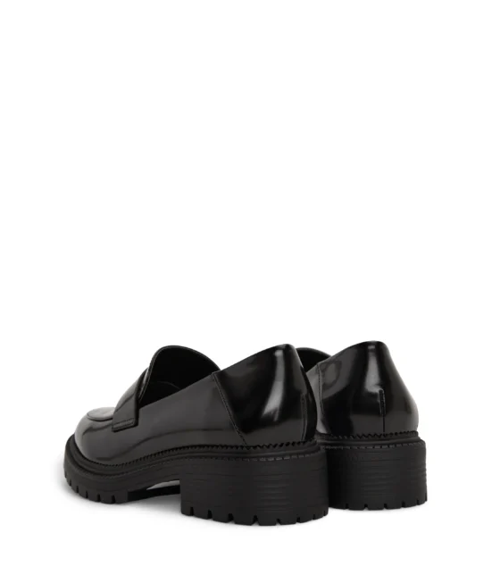 FINIE Chaussure Oxford végétalienne Noir