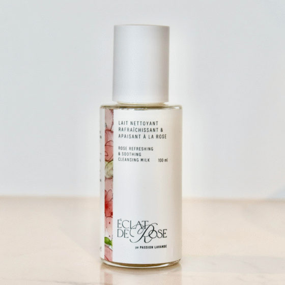 Lait nettoyant rafraîchissant & apaisant à la rose