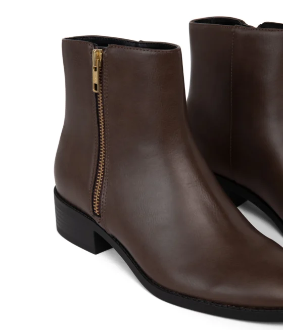 LIMAN Bottes plates végétaliennes  Brun