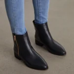 LIMAN Bottes plates végétaliennes  Noir