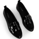 PLOO Mocassins végétaliens Noir