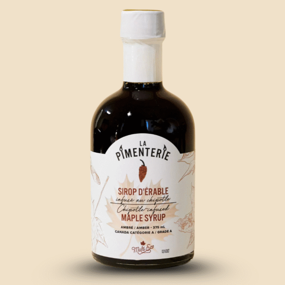 Sirop d'érable infusé aux Piments Chipotle