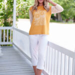 Pantalon ¾ vino Blanc