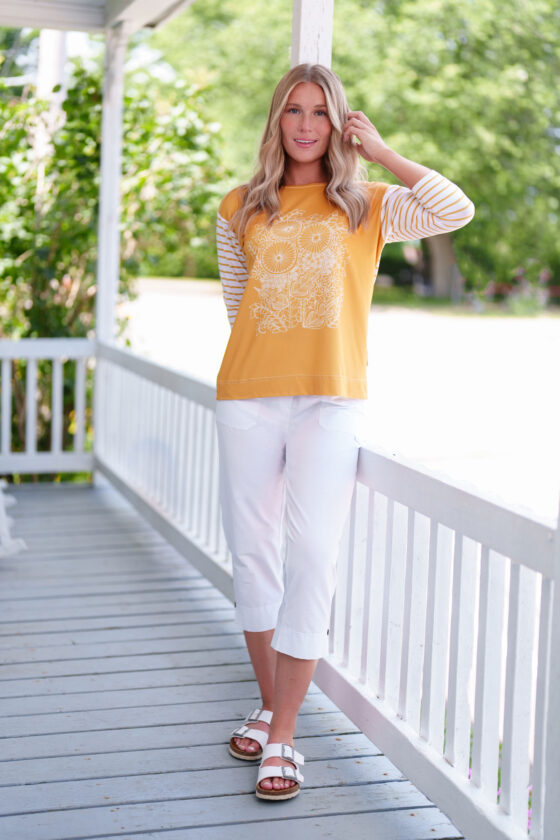 Pantalon ¾ vino Blanc